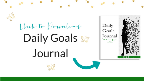 Journal to track goals daily