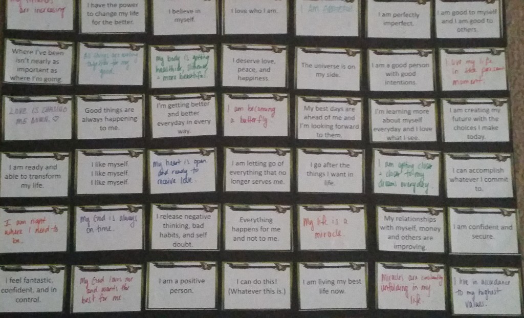 Affirmation board