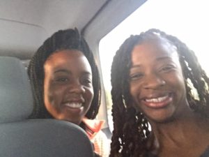 Charlene Dior with Regine Monestime